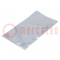 Protection bag; ESD; L: 406mm; W: 203mm; Thk: 76um