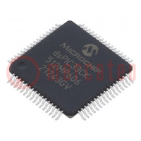 IC: dsPIC microcontroller; 512kB; 64kBSRAM; TQFP64; DSPIC; 0.5mm
