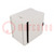Enclosure: for DIN rail mounting; Y: 109mm; X: 100mm; Z: 75mm; ABS