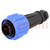 Connector: circular; plug; male; PIN: 2; Buccaneer 900; for cable