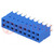 Socket; PCB to PCB; female; Dubox®; 2.54mm; PIN: 18; THT; 2A; blue