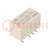 Relay: electromagnetic; DPDT; Ucoil: 12VDC; 2A; 0.5A/125VAC; PCB