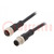 Cable: for sensors/automation; PIN: 10; M12-M12; 1m; plug; plug