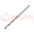 Drill bit; for metal; Ø: 2.6mm; L: 57mm; Working part len: 30mm