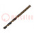 Drill bit; for metal; Ø: 4mm; Features: grind blade