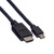 ROLINE Mini DisplayPort Kabel, Mini DP - HDMI, M/M, zwart, 1 m