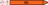 Rohrmarkierer mit Gefahrenpiktogramm - HCL, Orange, 3.7 x 35.5 cm, Seton, Rot