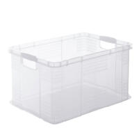 rothopro robuste Systembox Agilo A3, Fassungsvermögen: 55,0 l Version: 01 - transparent