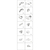 Skizze zu Hawa Combino 65 H FS vasalatgarnitúra 1400 x 2600, 2-ajtós, felső megvezetésű