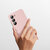 3_Dux Ducis Grit Hülle für Samsung Galaxy S23 elegante Hülle aus Kunstleder rosa