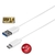 USB Daten-/ Ladekabel 0,3 m - 5 GBit/s - USB C Stecker > USB 3.1 (Gen1) A Stecker - weiß
