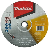 MAKITA E-13764 - RUEDA DE CORTE FINO (230 X 1,9 MM)