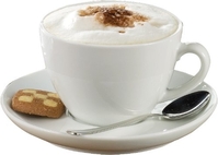 ESMEYER - TASSES BISTRO "CAPPUCCINO", PORCELAINE BLANCHE PACK 6