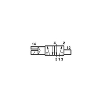 DISTRIBUTEUR COMMANDE ÉLECTROPNEUMATIQUE 750 L/MIN RACCORD G1/8 NORGREN V60A513A-A213L