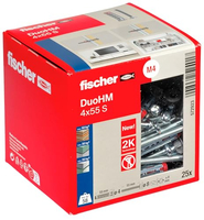 FISCHER DUOHM 4X55 S PH TX CHEVILLE POUR CORPS CREUX 55 MM 572923 25 PC(S)