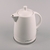 ELECTRIC KETTLE CERAMIC CORDLESS KETTLE 1.5L WHITE + UK ADAPTER