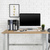 Schreibtisch / Computertisch WORKSPACE LIGHT I 120 x 60 cm buche / silber hjh OFFICE