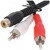 Audio-Video-Kabel 0,2 m 1 x Cinch-Kupplung > 2 x Cinch-Stecker