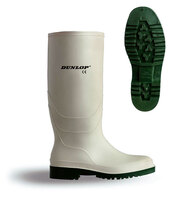 Dunlop Pricemastor PVC Non-Safety Wellington Boot White Size 04