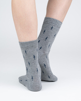 NIKIN TreeSocks Standard Allover Unisex Crew-Socken Grau, Navy 1 Paar(e)