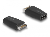 DeLOCK 66059 Kabeladapter USB Type-C (USB 3.2 Gen 2) USB Type-A (USB 3.2 Gen 2) Schwarz