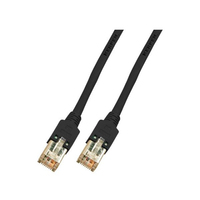 EFB Elektronik K8072.0,50 Netzwerkkabel Schwarz 0,5 m Cat5e F/UTP (FTP)