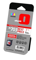 Olivetti Colour ink-jet cartridge IN703 nabój z tuszem Oryginalny Cyjan, Purpurowy, Żółty