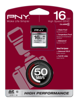 PNY 16GB SDHC memóriakártya Class 10