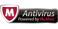 Fujitsu McAffee AntiVirus 100-pack Antivírus biztonság