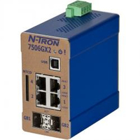 Red Lion 7506GX2 łącza sieciowe Zarządzany Fast Ethernet (10/100) Niebieski