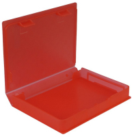 Inter-Tech 88885390 storage drive case Cover Plastic Red