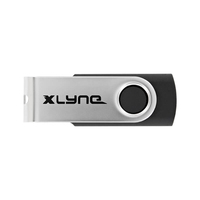 xlyne 177534-2 USB flash drive 128 GB USB Type-A 3.2 Gen 1 (3.1 Gen 1) Zwart, Zilver