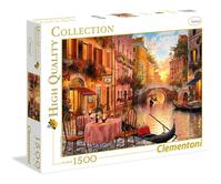 Clementoni Venezia Puzzle di contorno 1500 pz Romantico
