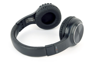 Gembird Warszawa Headset Vezetékes és vezeték nélküli Fejpánt Hívás/zene Micro-USB Bluetooth Fekete