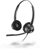 POLY EncorePro 320 Kopfhörer Kabelgebunden Kopfband Büro/Callcenter Schwarz