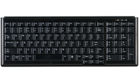 Active Key AK-7000 klawiatura USB QWERTY Amerykański międzynarodowy Czarny