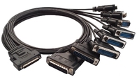 Moxa CBL-M68M25x8-100 SCSI-kabel Grijs 1 m 68-p