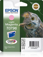 Epson Owl Tintapatron Light Magenta T0796 Claria Photographic Ink