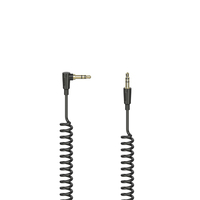 Hama "Flexi-Slim" câble audio 0,75 m 3,5mm Noir