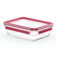 Tefal MasterSeal N10409 Rectangular Caja 1,1 L Transparente, Rojo 1 pieza(s)
