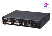 ATEN Émetteur KVM double affichage DVI-I sur IP avec accès à Internet