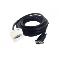 Neklan 2050593 câble VGA 20 m VGA (D-Sub) Noir, Blanc
