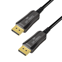 LogiLink CDF0104 kabel DisplayPort 50 m Czarny