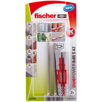 Fischer 543796 screw anchor / wall plug 2 pc(s) Screw & wall plug kit 65 mm