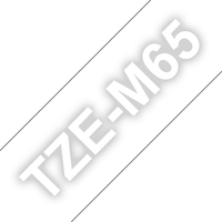Brother TZE-M65 printer ribbon White