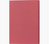 Exacompta FS315-REDZ folder Manila hemp Red A4
