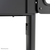 Neomounts NS-M1250BLACK asztali TV konzol 177,8 cm (70") Fekete Padló