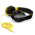 Fantec SHP-250AJ Kopfhörer Kabelgebunden Kopfband Musik Schwarz, Gelb