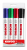 Kores Whiteboard Marker-Set 3-5mm Keilspitze