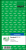 Sigel BO001 etiqueta sin adhesivo 360 pieza(s) Verde Rectángulo